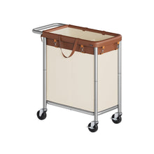 Laundry Basket with Wheels with Removable Liner and Handle