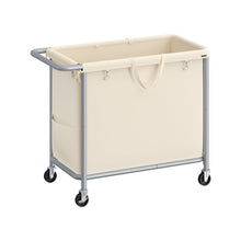Laundry Basket with Wheels with Removable Liner and Handle
