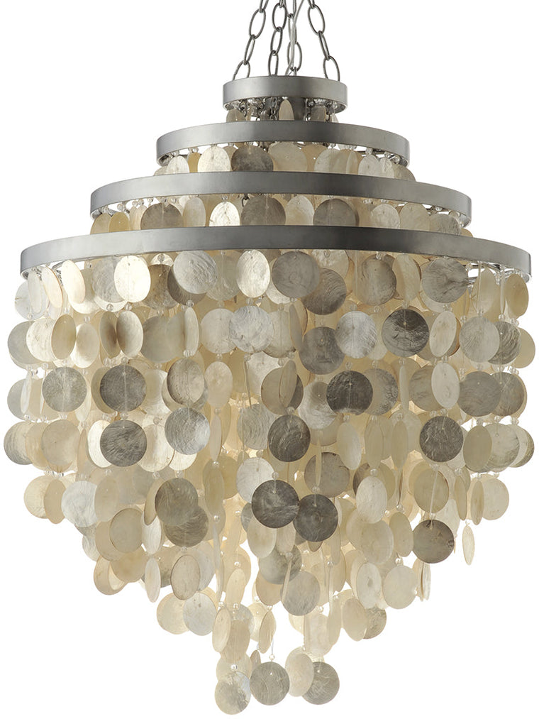 Round Chandelier with Round Capiz - product view 1