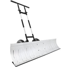 2-Wheel Snow Pusher w/ Adjustable Handle, Reflective Tape - 48in