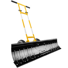 2-Wheel Snow Pusher w/ Adjustable Handle, Reflective Tape - 48in - product view 8