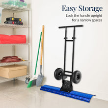 2-Wheel Snow Pusher w/ Adjustable Handle, Reflective Tape - 48in - product view 7