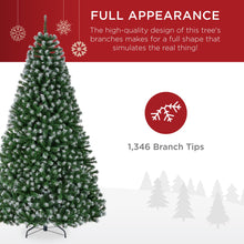 Unlit Frosted Artificial Green Spruce Christmas Tree, w/Easy Assembly - product view 4