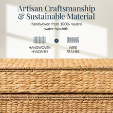 2 PC Water Hyacinth Nesting Underbed Storage Baskets - product view 3