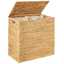 X-Large Laundry Hamper W/ Lid, Woven Laundry Basket, W/ Liner, 53 Gallon