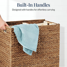 X-Large Laundry Hamper W/ Lid, Woven Laundry Basket, W/ Liner, 53 Gallon - product view 6