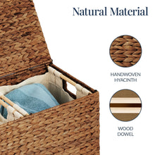 X-Large Laundry Hamper W/ Lid, Woven Laundry Basket, W/ Liner, 53 Gallon - product view 7