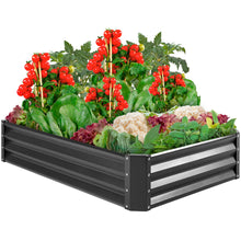 Outdoor Metal Raised Garden Bed for Vegetables, Flowers, Herbs - 6x3x1ft - product view 8