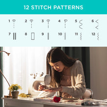 6V Portable Foot Pedal Sewing Machine w/ 12 Stitch Patterns - product view 3