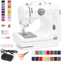6V Portable Foot Pedal Sewing Machine w/ 12 Stitch Patterns - product view 8
