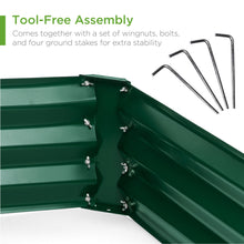 Outdoor Metal Raised Garden Bed for Vegetables, Flowers, Herbs - 6x3x1ft - product view 2