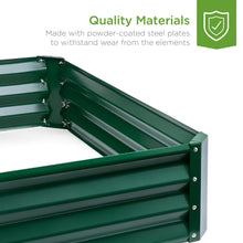 Outdoor Metal Raised Garden Bed for Vegetables, Flowers, Herbs - 6x3x1ft - product view 3