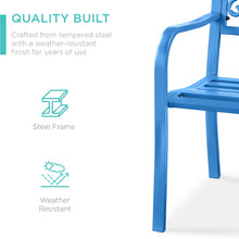Steel Bench for Outdoor, Patio, Garden w/ Floral Design - 50in - product view 4