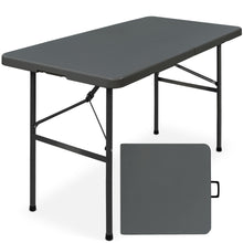 Portable Folding Plastic Dining Table w/ Handle, Lock - 4ft - product view 8