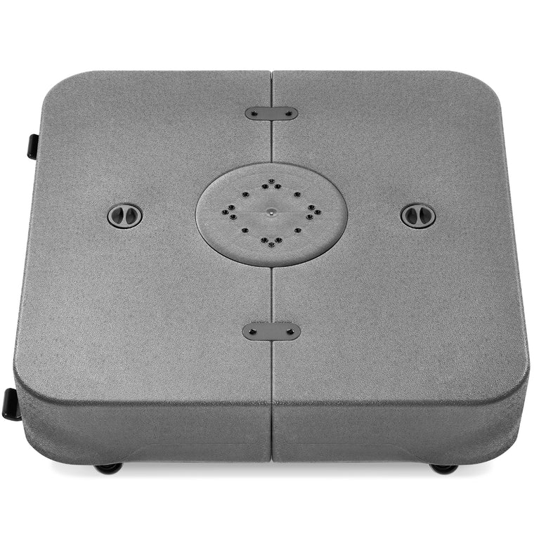 Outdoor Cantilever Base w/ Wheels, Locks, Fillable 330lb Capacity - product view 1