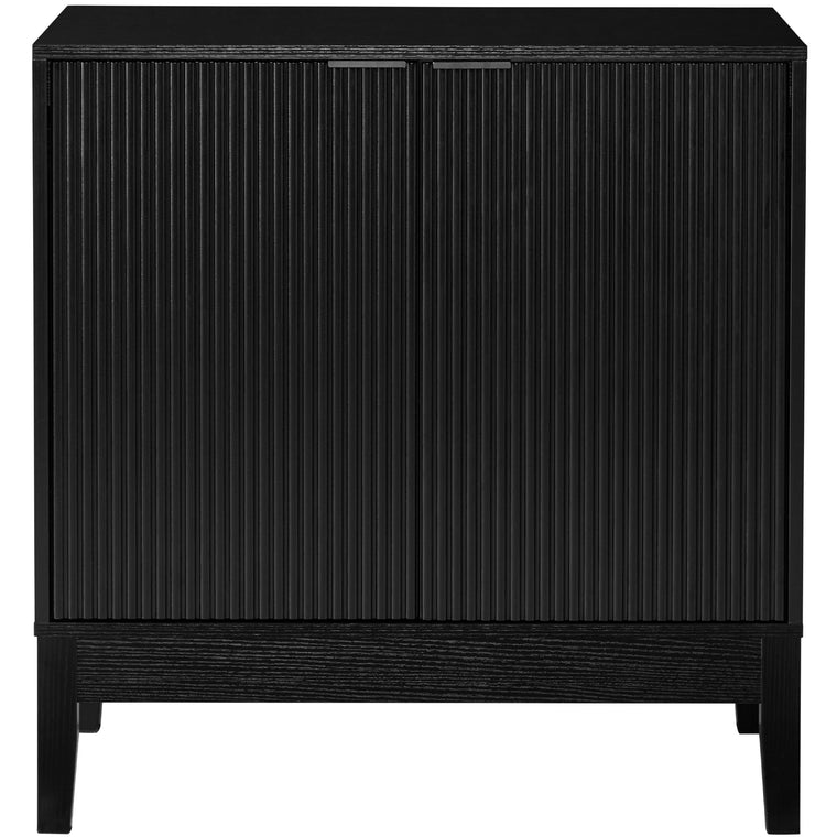 2-Door Reeded Storage Cabinet, Accent Furniture, Sideboard - product view 1