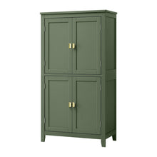 Helan Collection - Freestanding storage cabinet with adjustable shelves for bathroom - product view 4