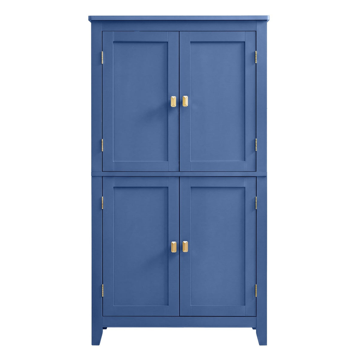 Helan Collection - Freestanding storage cabinet with adjustable shelves for bathroom - product view 1