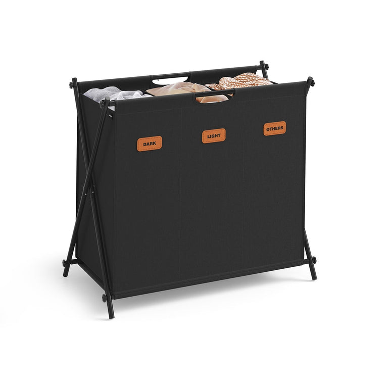 Laundry Hamper with Collapsible X-Frame - product view 1