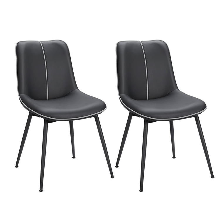 Leather Dining Chairs Set - product view 1