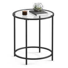 Baris Collection - Glass End Table with Metal Frame - product view 2