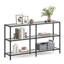 Modern Design Golden Glass Console Sofa Table - product view 5