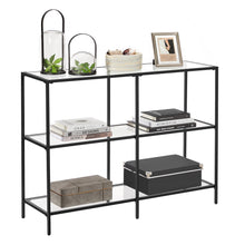 Modern Design Golden Glass Console Sofa Table - product view 2