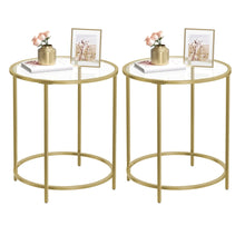 Baris Collection - Glass End Table with Metal Frame - product view 4