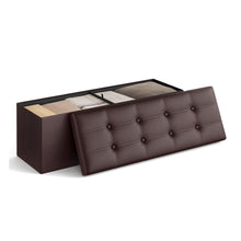 MAZIE Collection - Folding Storage Ottoman Bench with Lid - product view 3