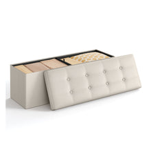 MAZIE Collection - Folding Storage Ottoman Bench with Lid - product view 4
