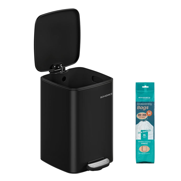 Stainless Trash Can 5.2-Gallon (20 L) with Inner Bucket - product view 1