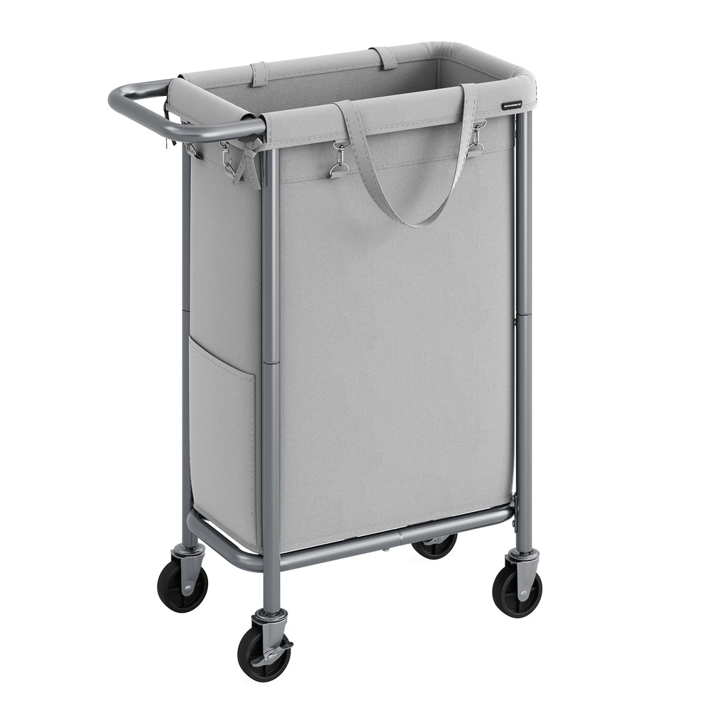 Laundry Basket with Wheels with Removable Liner and Handle - product view 1