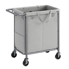 Laundry Basket with Wheels with Removable Liner and Handle - product view 3