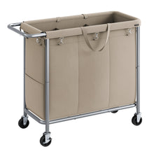 Laundry Basket with Wheels with Removable Liner and Handle