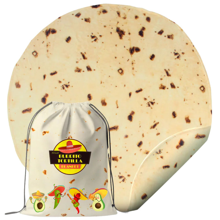 Tortilla Blanket - 71in with Drawstring Bag - product view 1