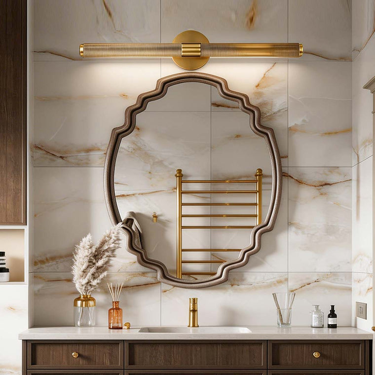 Contemporary Vanity Light Bar Modern Ribbed LED Light - product view 1