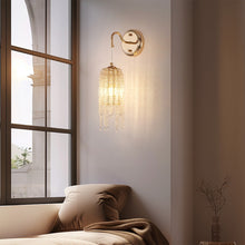 Wall Lights with Crystals Glam Gold Finish Luxury Lamp - product view 2