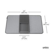 UDry Dish Drying Rack with Mat - product view 5
