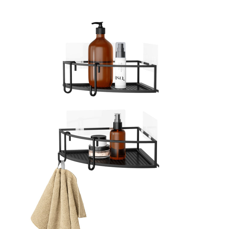 Cubiko Adhesive Corner Bins, Set of 2 - product view 1