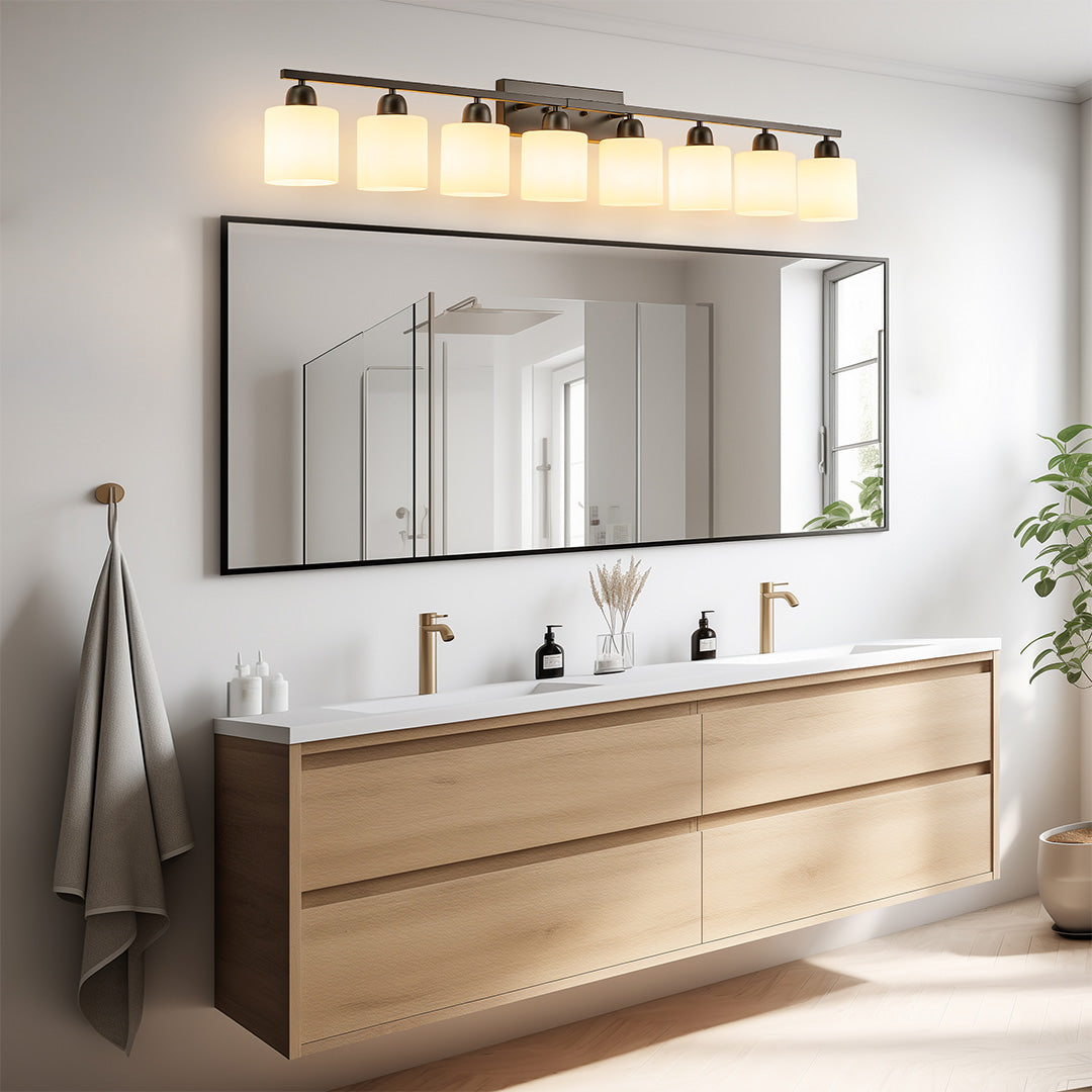 Modern Bathroom Vanity Lights Minimalist Glass Mirror Light - product view 1