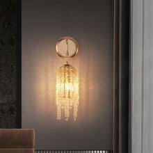 Wall Lights with Crystals Glam Gold Finish Luxury Lamp - product view 3