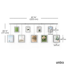Exhibit Wall Picture Frames, Set of 9 - product view 5
