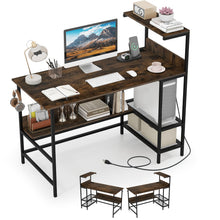 48" Computer Desk with Charging Station - product view 1