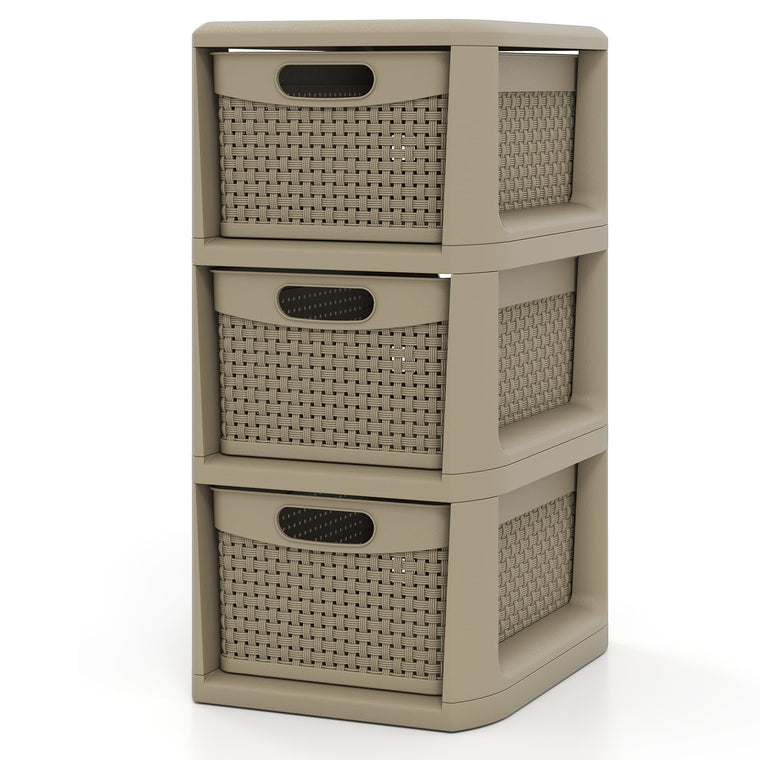 3-Drawer Counterop & Under-desk Compact Container Boxes for Office - product view 1