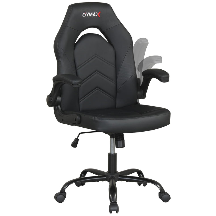 Ergonomic Computer Desk Chair with Flip-up Arms - product view 1