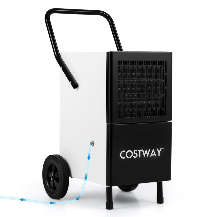 189 Pints Commercial Dehumidifier with Pump, 3.3Ft Drain Hose & Wheels - product view 1