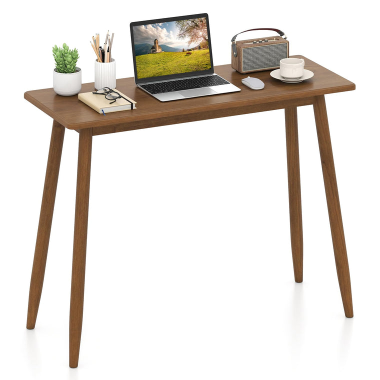 Wooden Computer Desk with Rubber Wood Legs - product view 1