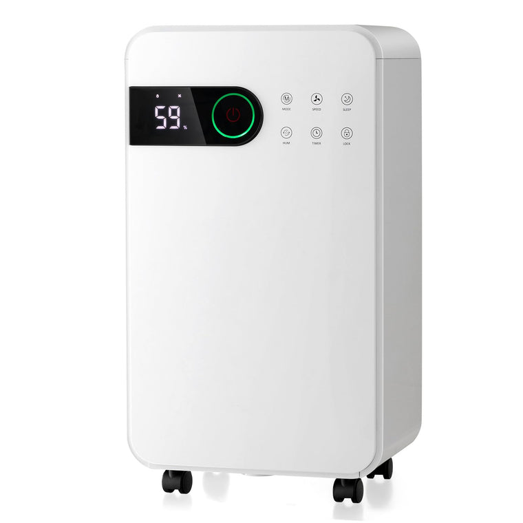 32 Pints Dehumidifier with Sleep Mode, 24H Timer, 3-Color LED Indicator Light & Child Safety Lock, for Space - product view 1