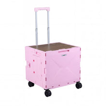 Foldable Utility Cart on 4 Rotate Wheels