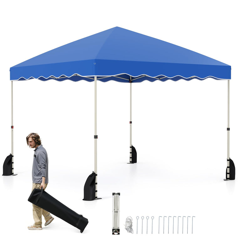 10 X 10 FT Pop up Canopy Tent with Wheeled Bag - product view 1